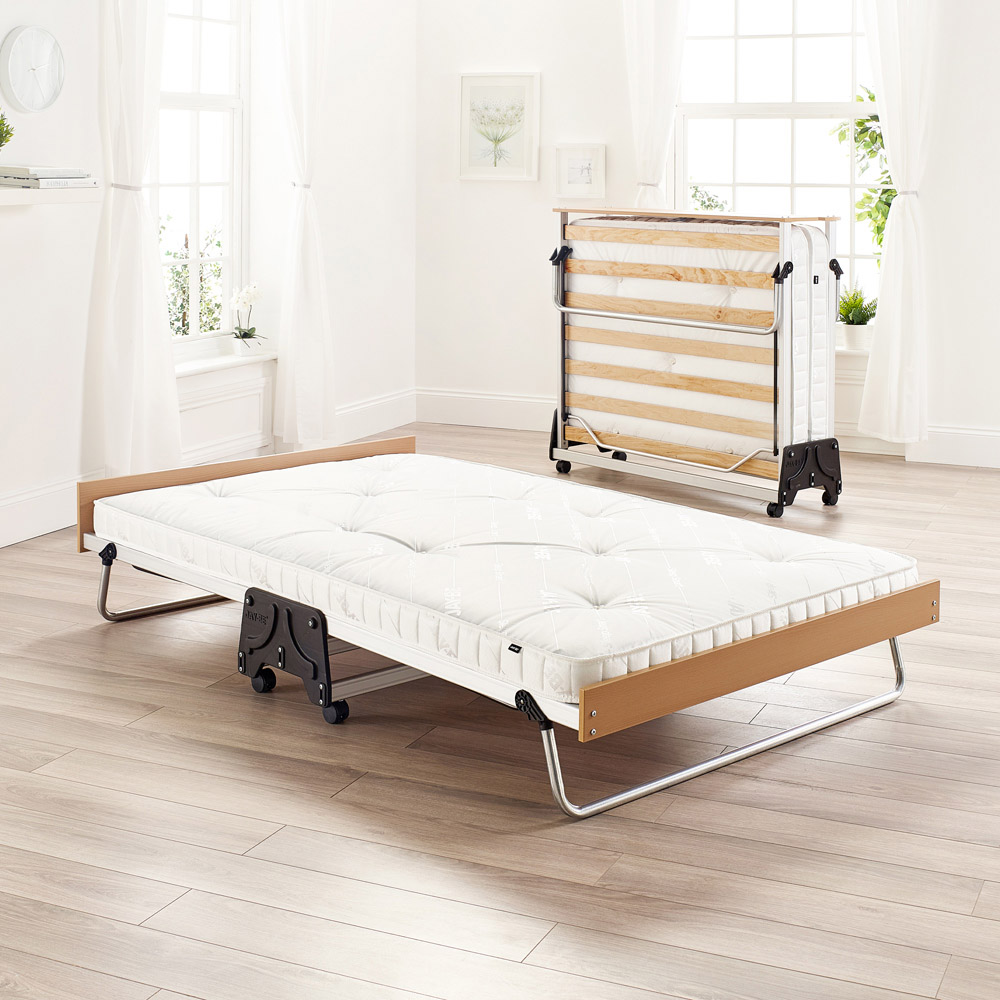 Jay-Be J-Bed Small Double Folding Bed with Anti-Allergy Micro e-Pocket Sprung Mattress Image 1