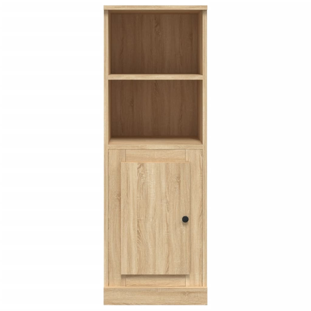 vidaXL Single Door 2 Shelf Sonoma Oak Highboard Image 5