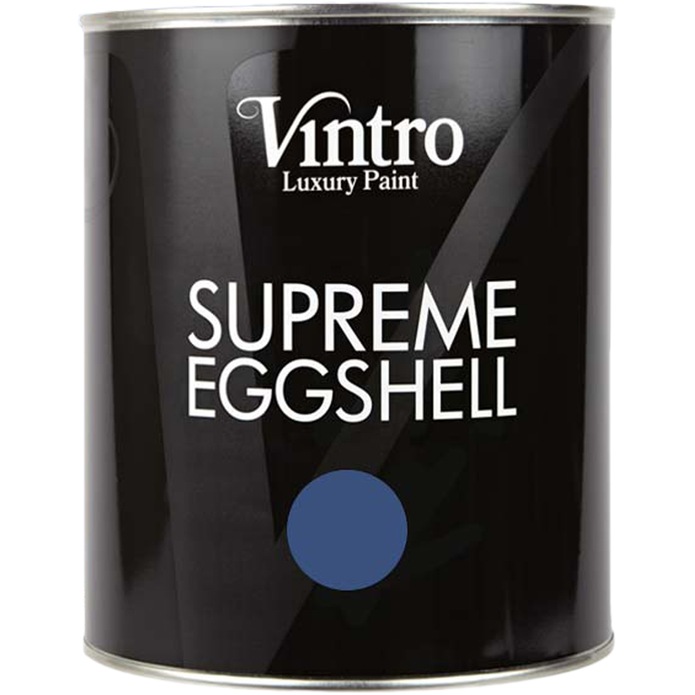 Vintro Paint Paris Blue Eggshell Paint 1L Image 2
