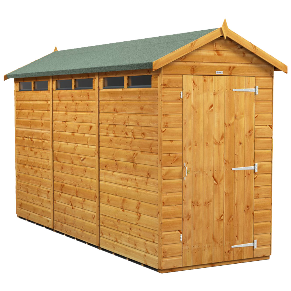 Power Sheds 12 x 4ft Apex Security Shed Image 1