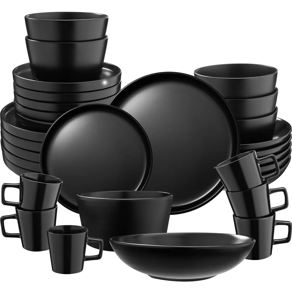 tectake Una 30 Piece Crockery Set Image 1