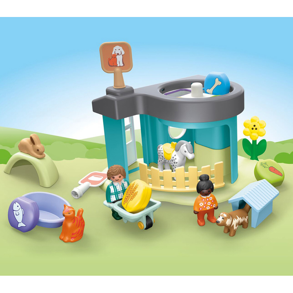 Playmobil Junior Animal Home with Treat Dispenser Playset Image 6