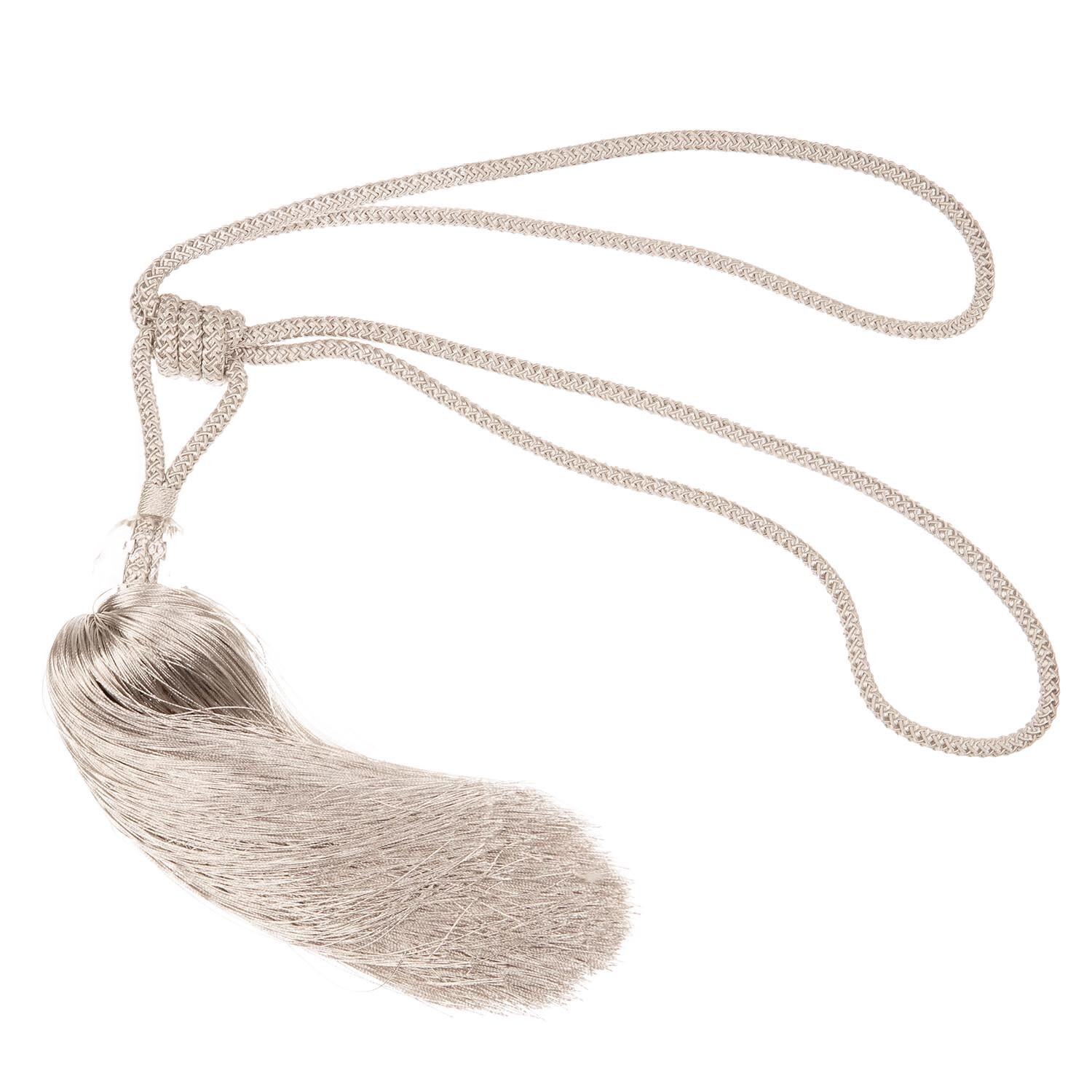 Oval Crystal Head Tieback  - Silver Image