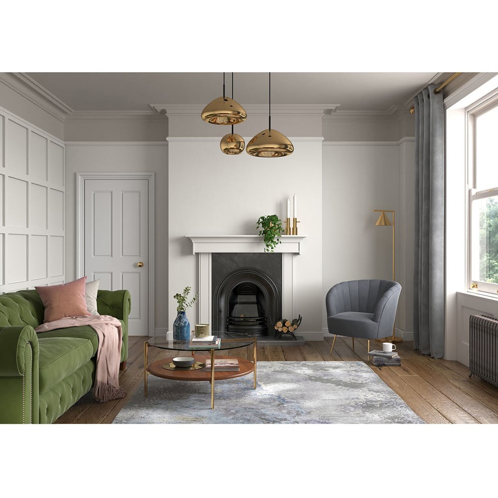 Dulux Heritage Walls and Ceilings Ash White Velvet Matt Emulsion Paint 2.5L Image 4