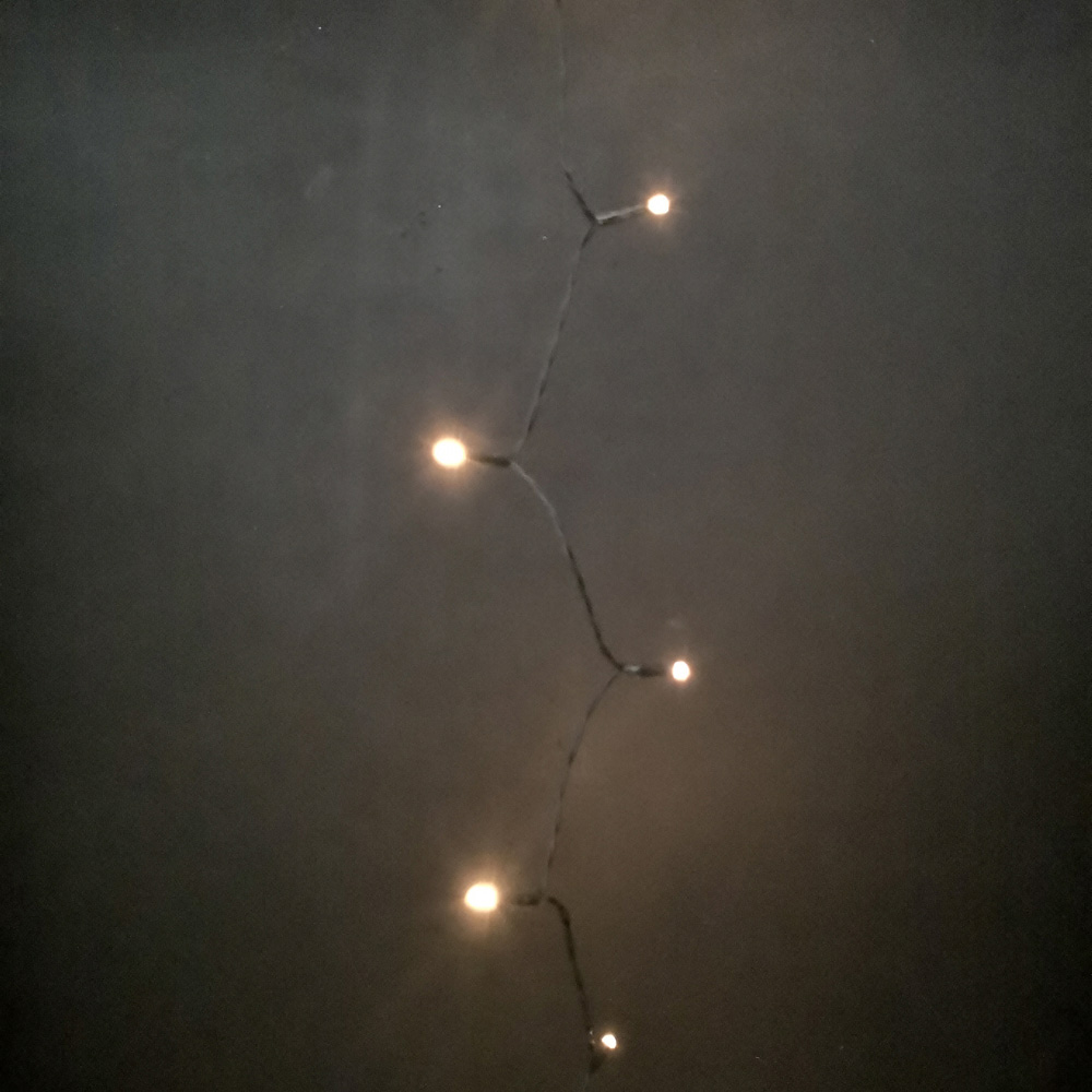 Premier TimeLights 50 Vintage Gold LED Multi-Function Green Cable String Light 5m Image 5