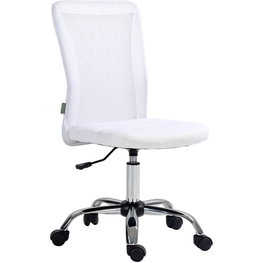 Portland White Mesh Office Chair Image 2