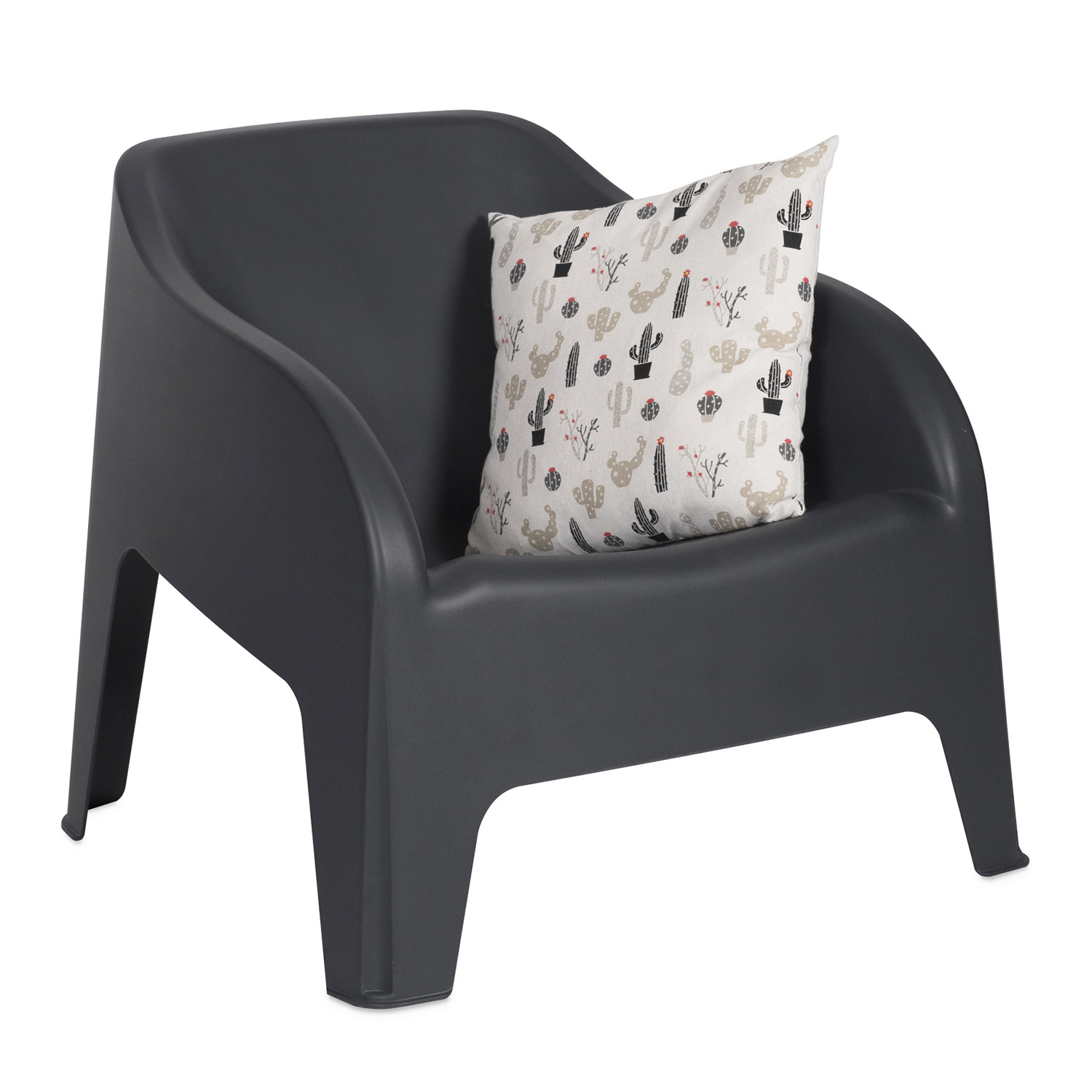 Toomax Petra Anthracite Grey Stackable Armchair Image 5