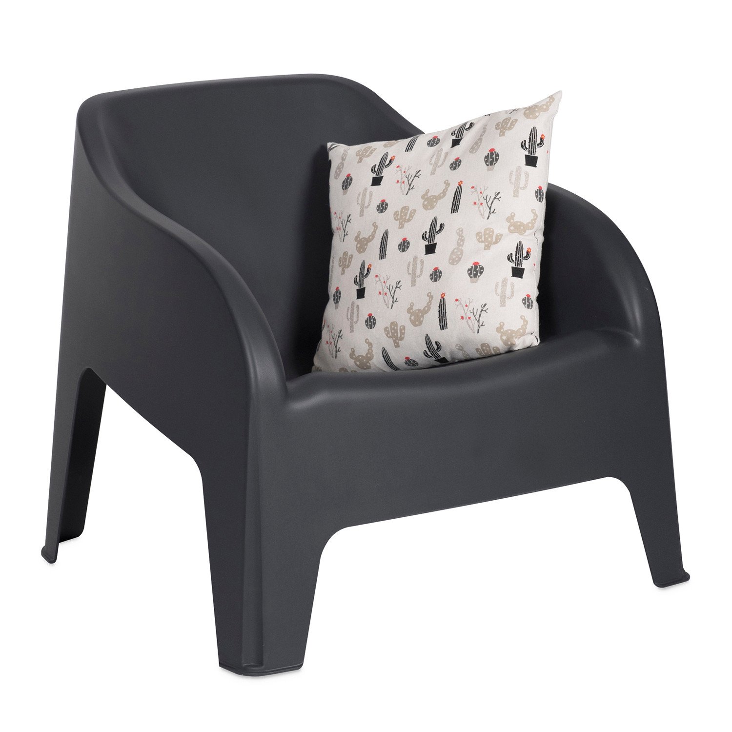 Toomax Petra Anthracite Grey Stackable Armchair Image 5