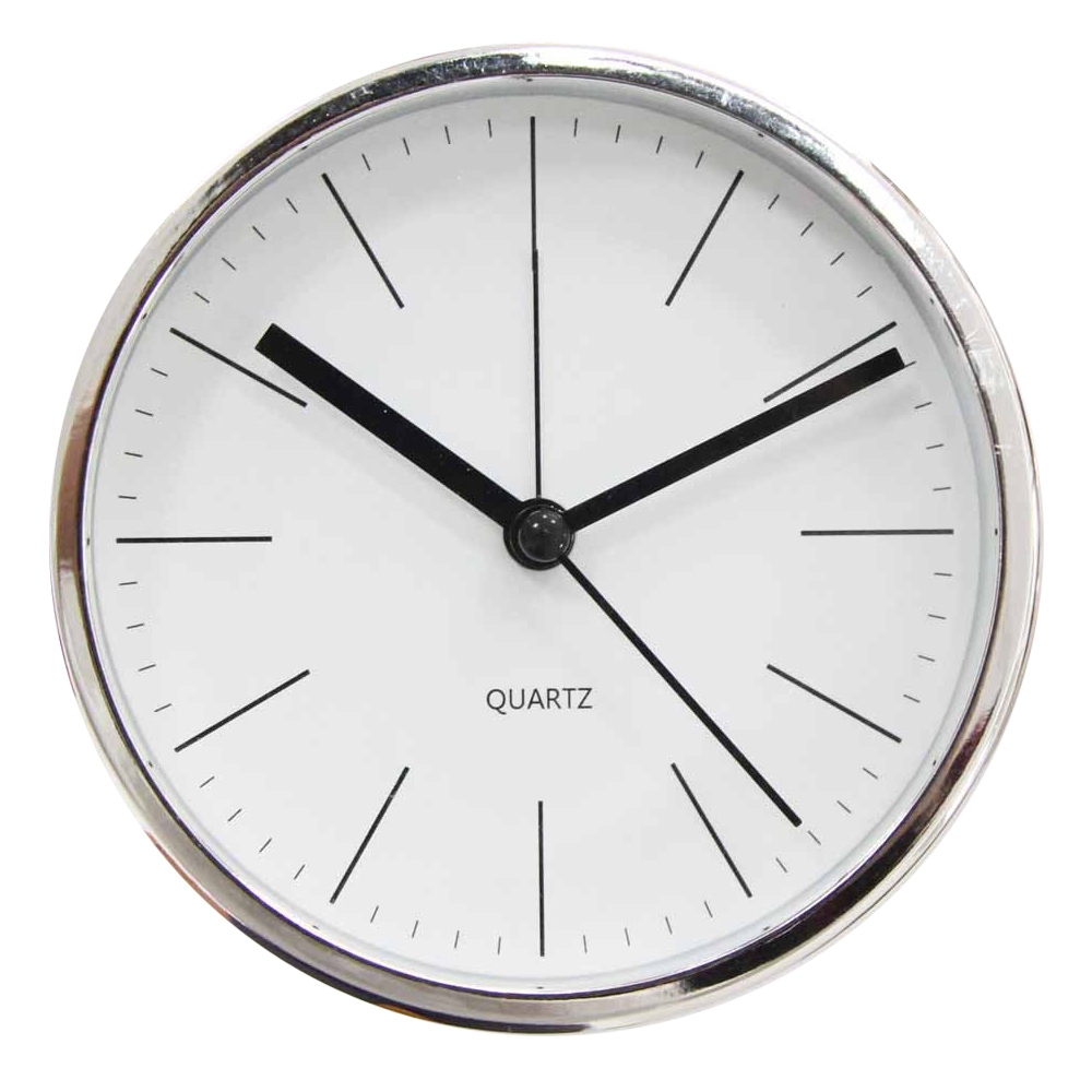 Wilko Silver Table Clock Wilko