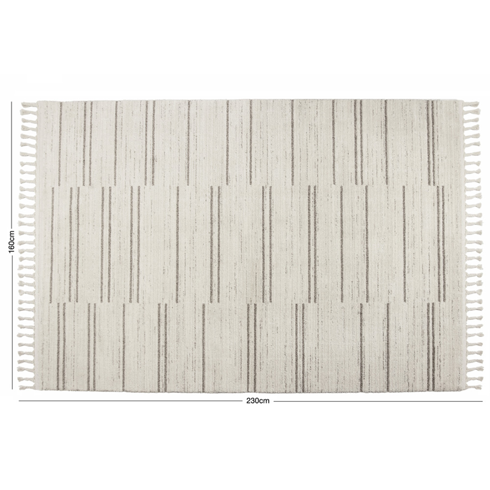 Esselle Home Arctic Vista Natural and Grey Rug 160 x 230cm Image 7