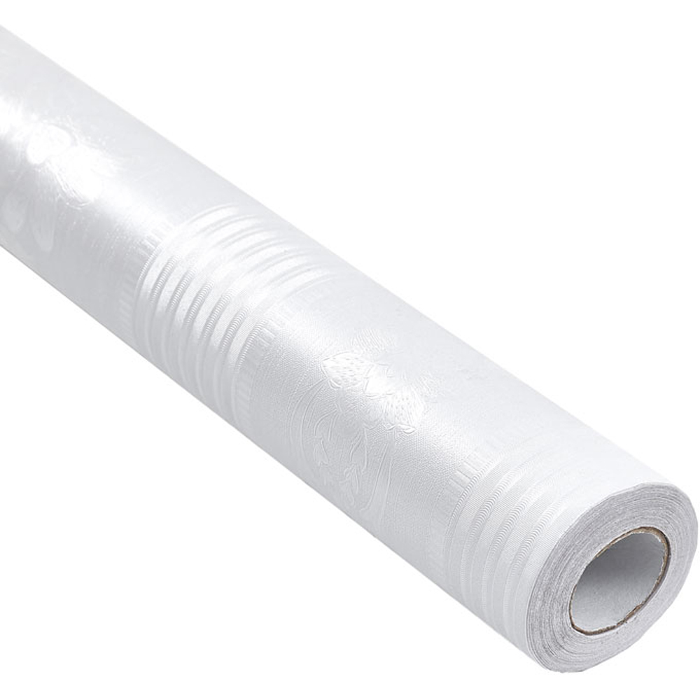 Living and Home Retro Floral Textured White PVC Self Adhesive Wallpaper Image 6