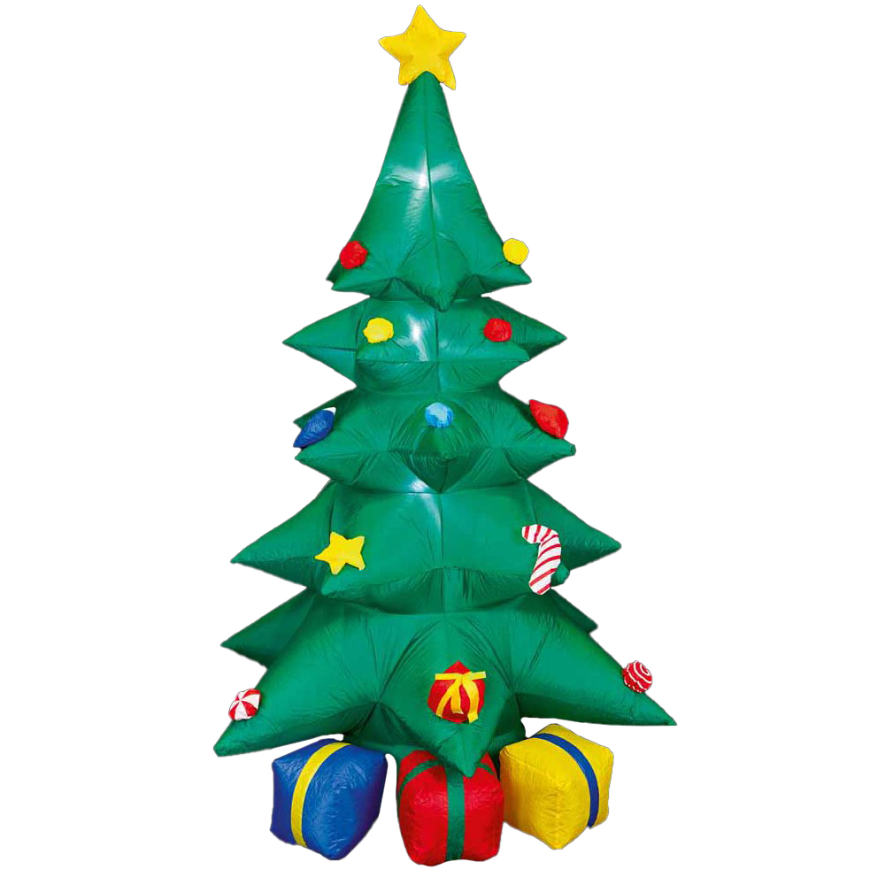 Premier Indoor/Outdoor LED Inflatable Christmas Tree with presents 2.4m Image 1
