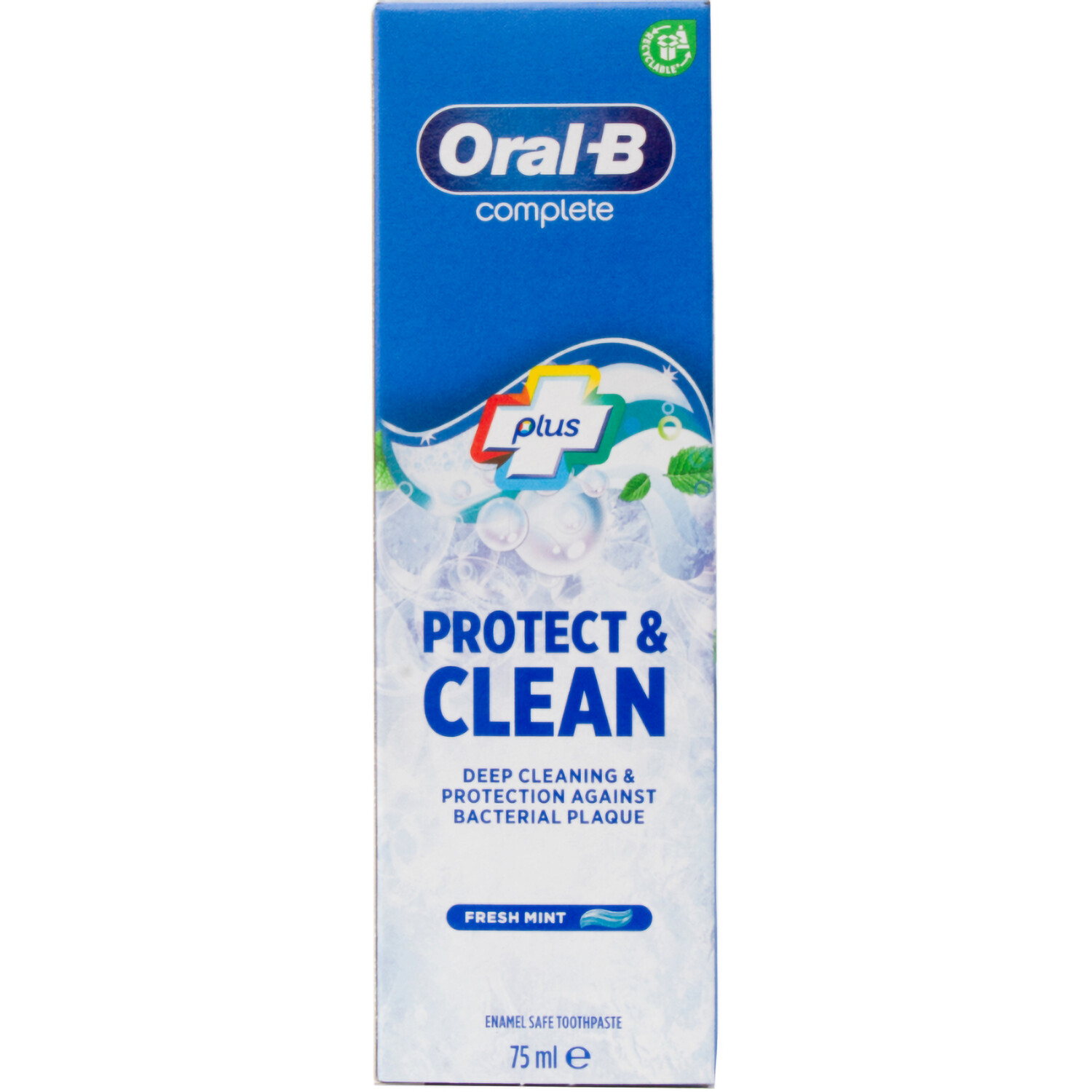 Oral-B Complete Plus Protect and Clean Toothpaste 75ml Image 1