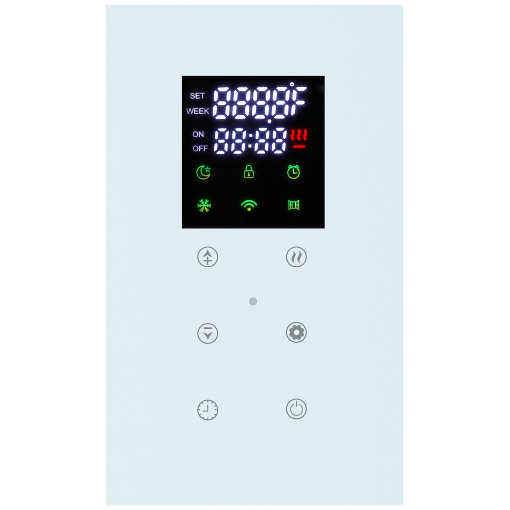 TCP White Smart Glass Panel Heater 2000W Image 4