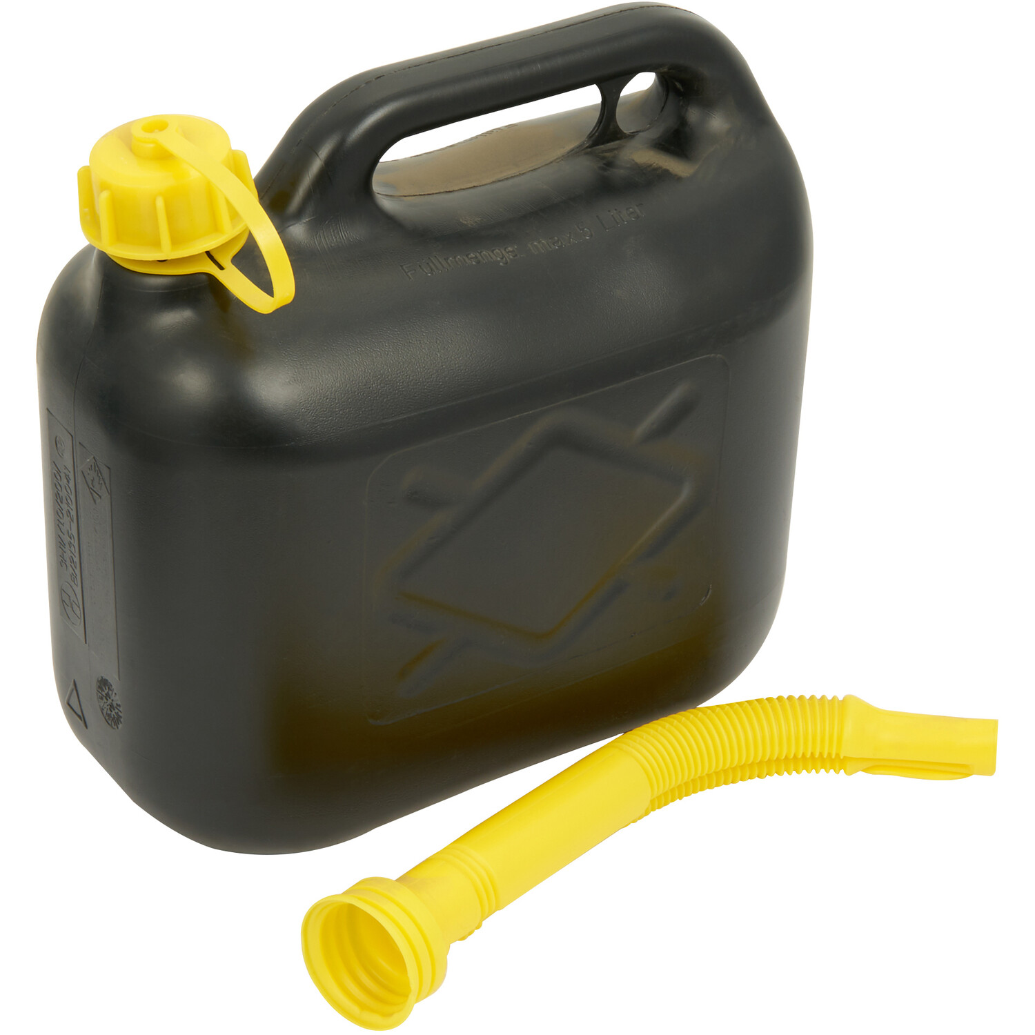Dunlop Petrol Jerry Can Black 5l Image 2