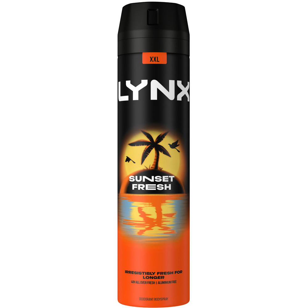 Lynx Sunset Fresh Deodorant Body Spray 250ml 6 Pack Image 2