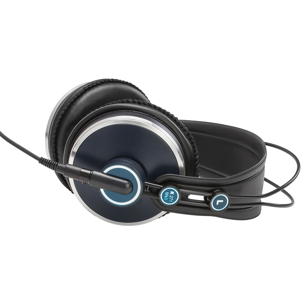 AKG K271 MKII Black Closed-Back Over-Ear Professional Studio Headphones Image 2