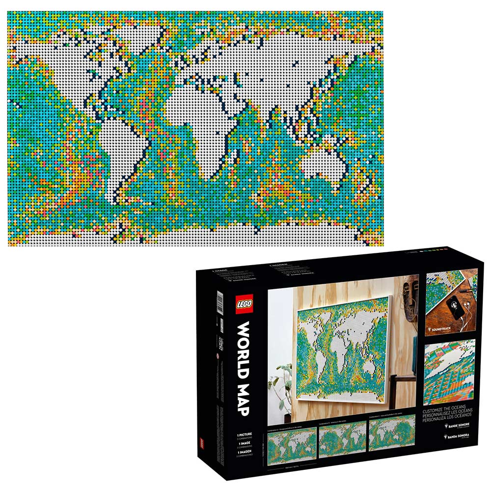 LEGO 31203 Art World Map Image 3