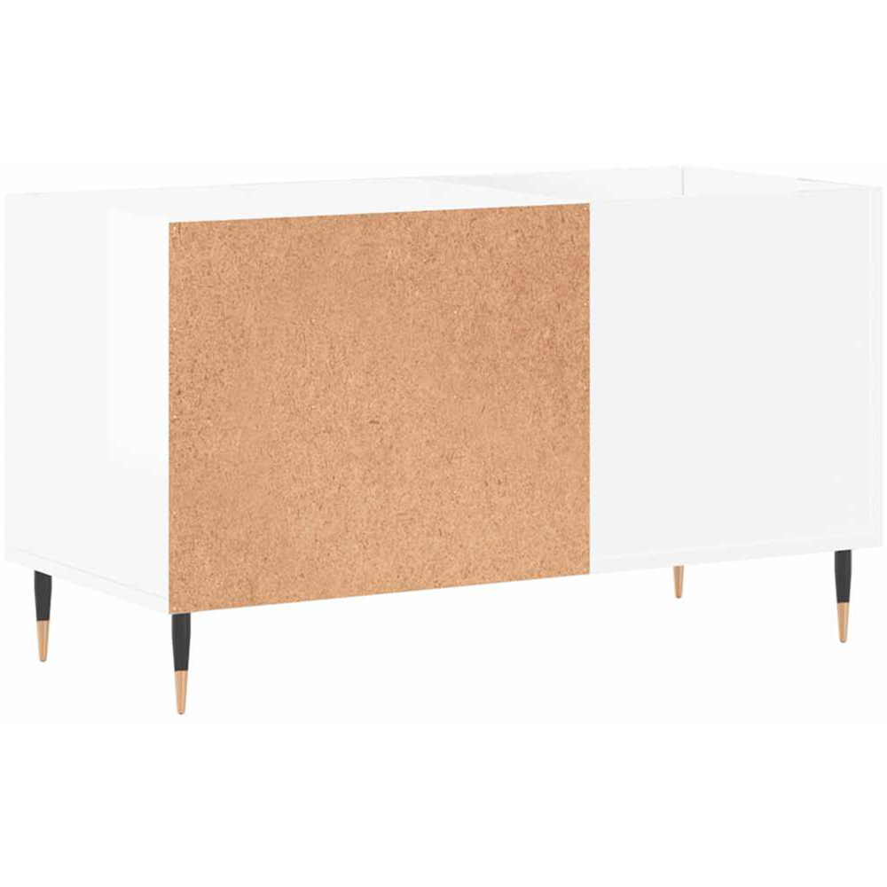 vidaXL 2 Shelf White Record Cabinet Image 6