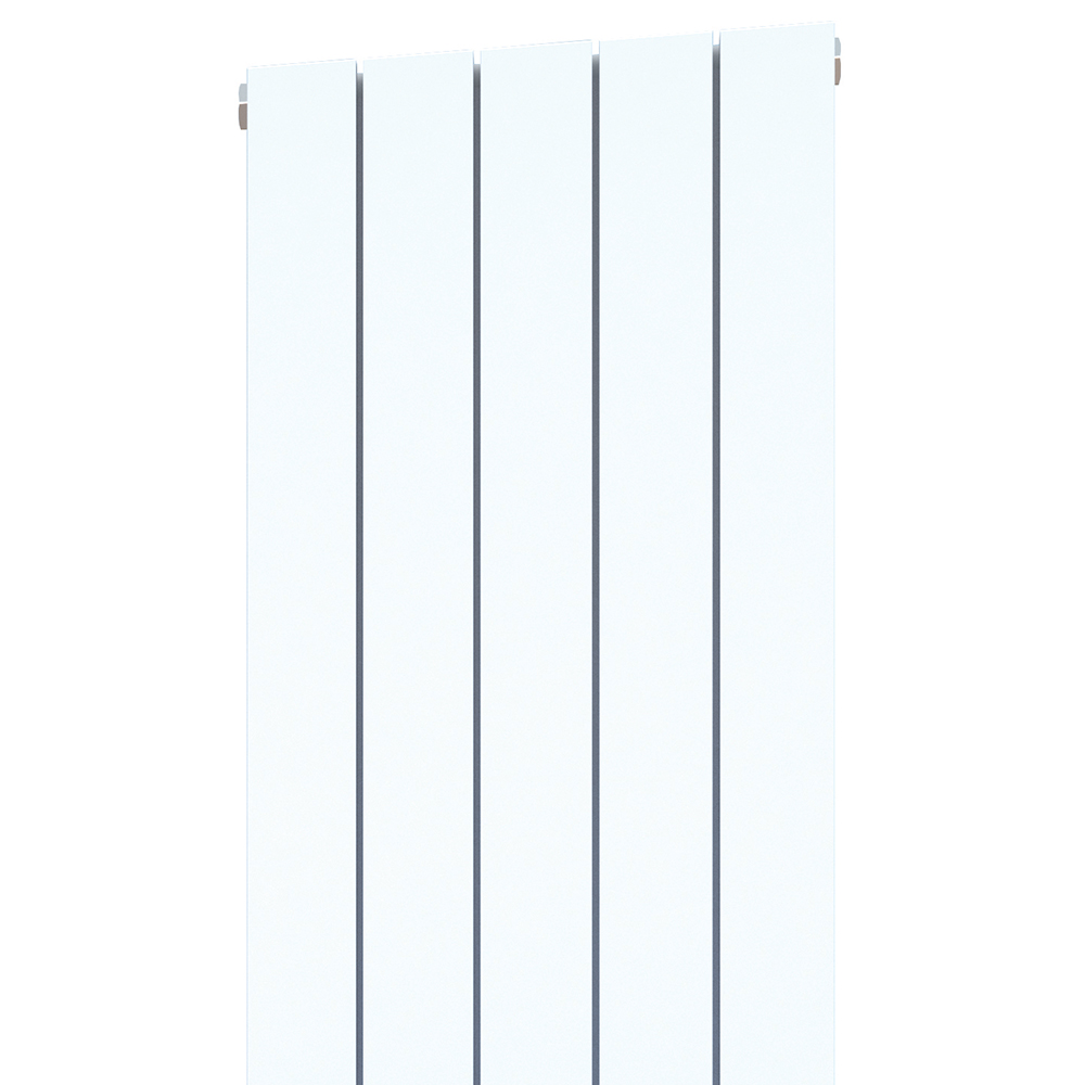 Towelrads Hanworth Plus 5159 BTU Horizontal White Aluminium Designer Radiator 1800 x 400mm 1512W Image 2