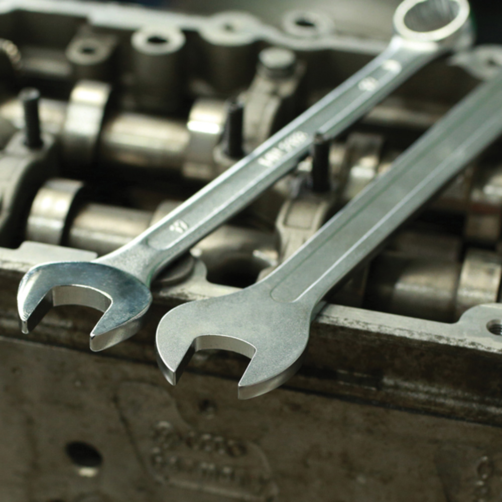 Laser 6 Piece 6-17mm Ultra Thin Open Ended Spanner Set Image 5