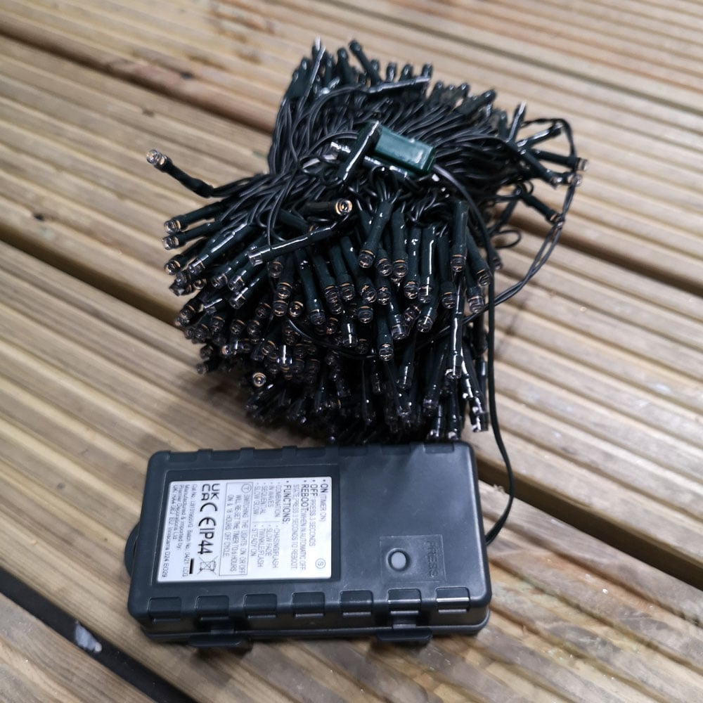 Premier TimeLights 400 Vintage Gold LED Multi-Function Christmas String Light 40m Image 7