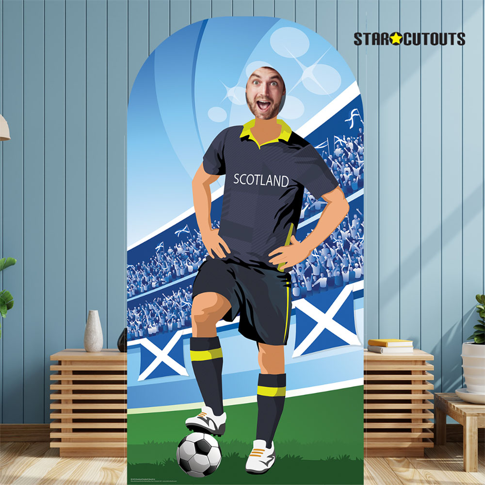 Star Cutouts Ltd Scotland World Cup Football Stand-In Cutout 6.2ft Image 3