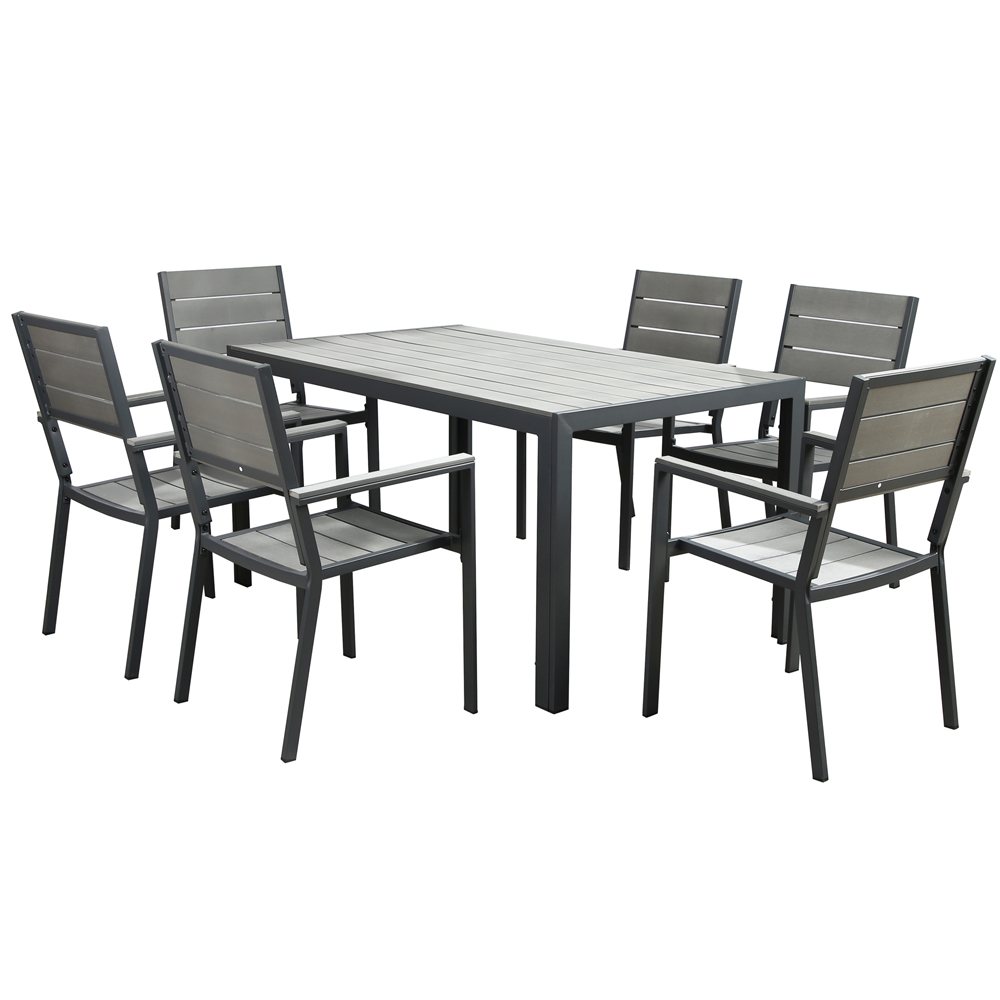 Home Garden Direct Python 6 Seater Garden Dining Set Image 2