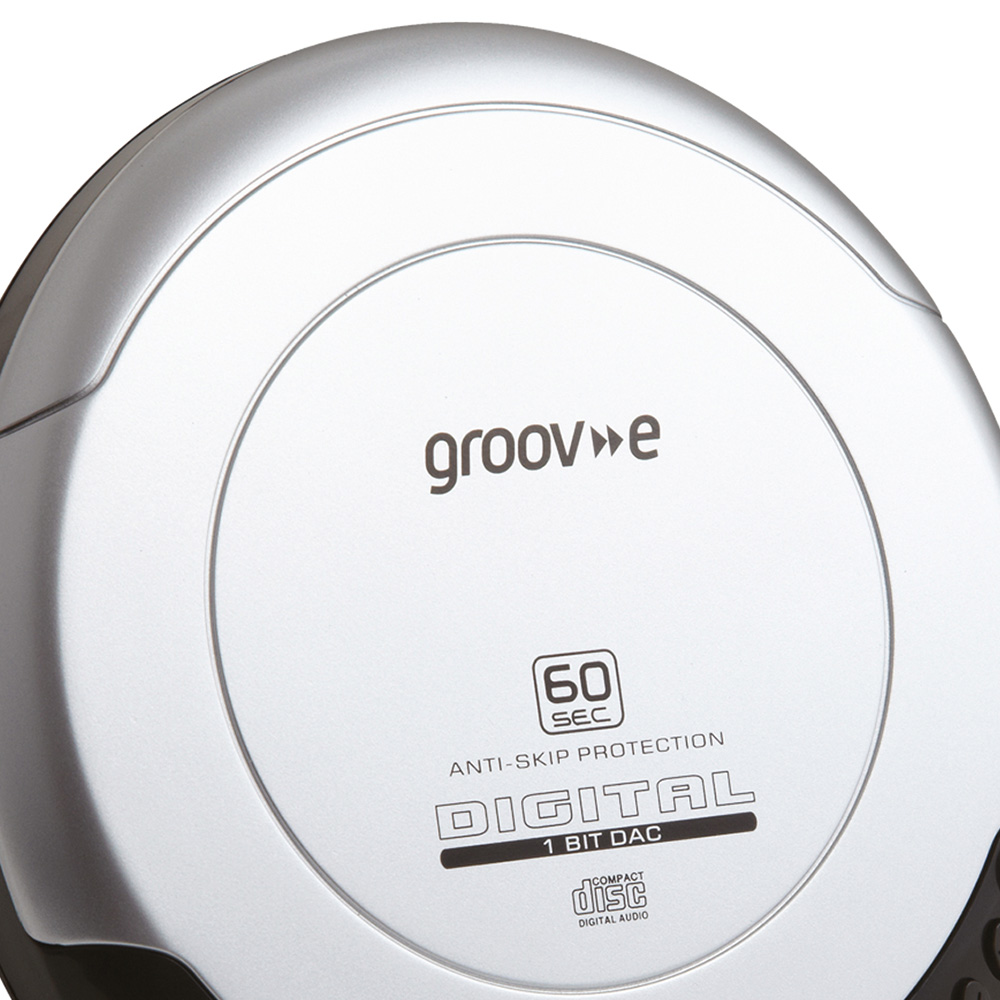 Groov-e Silver Personal CD player Image 2