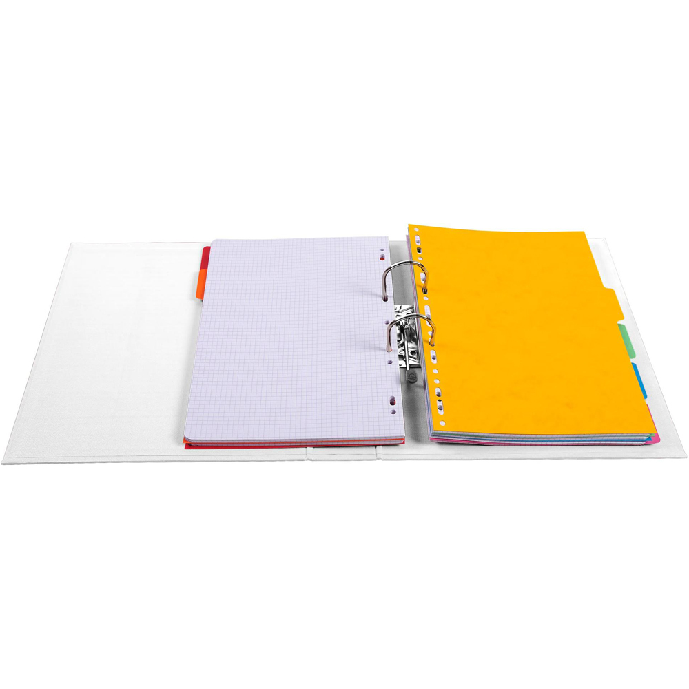 Exacompta PremTouch A4 White PVC Level Arch File 10 Pack Image 3
