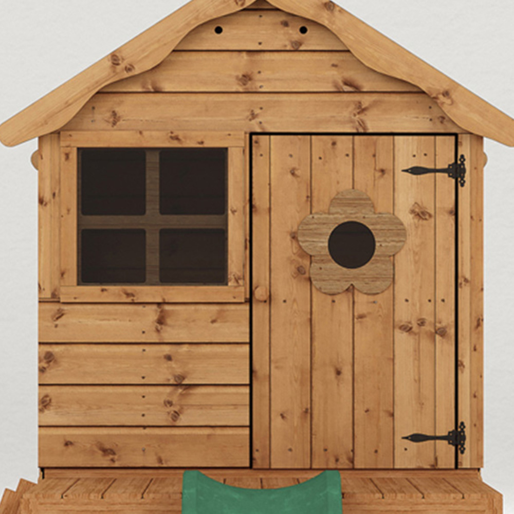 Mercia Snug Playhouse Tower and Slide Image 5
