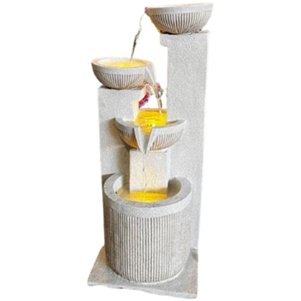 Tranquillity Diablo Pour LED Solar Water Feature Image 1