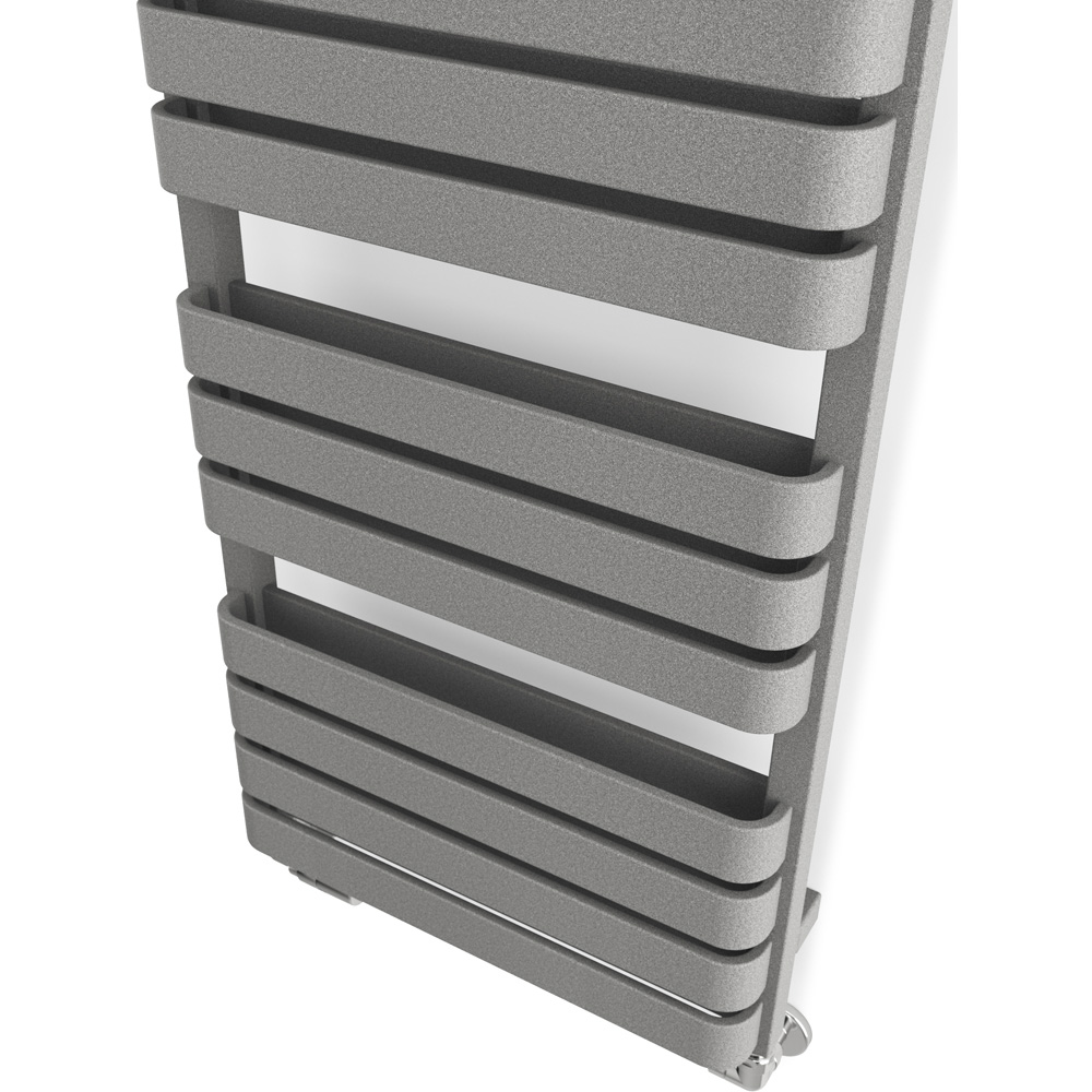 Terma Warp T Bold Salt n Pepper Heated Towel Rail 2660 BTU 1110 x 500mm Image 5