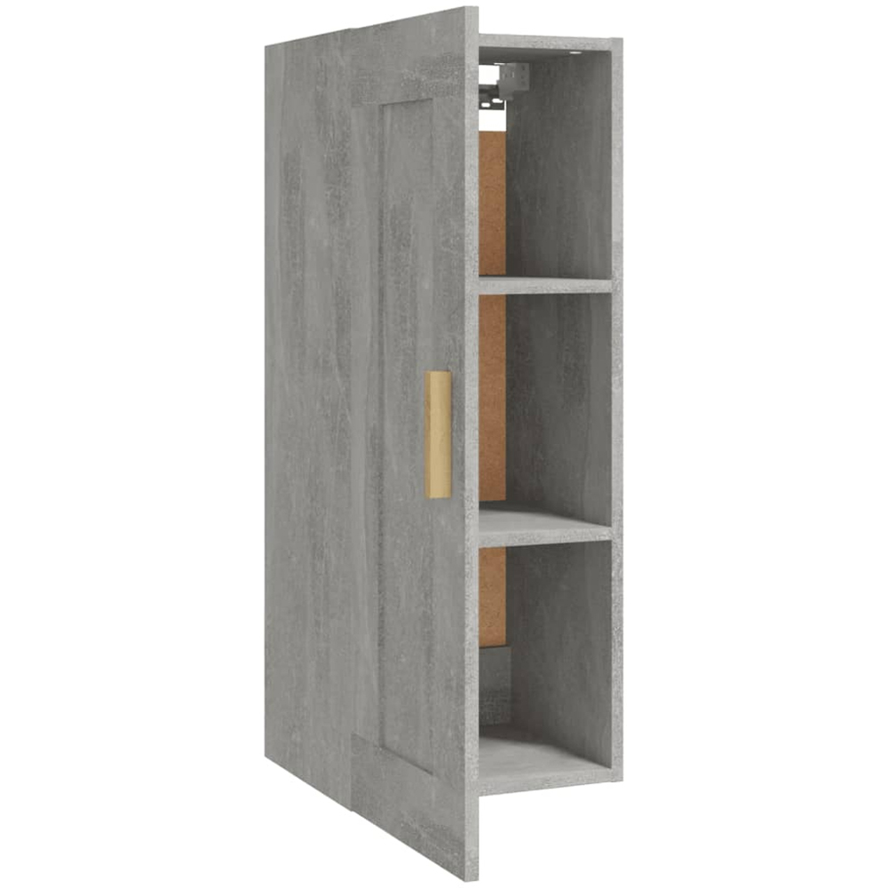 vidaXL Single Door Concrete Grey Wall Cabinet Image 5