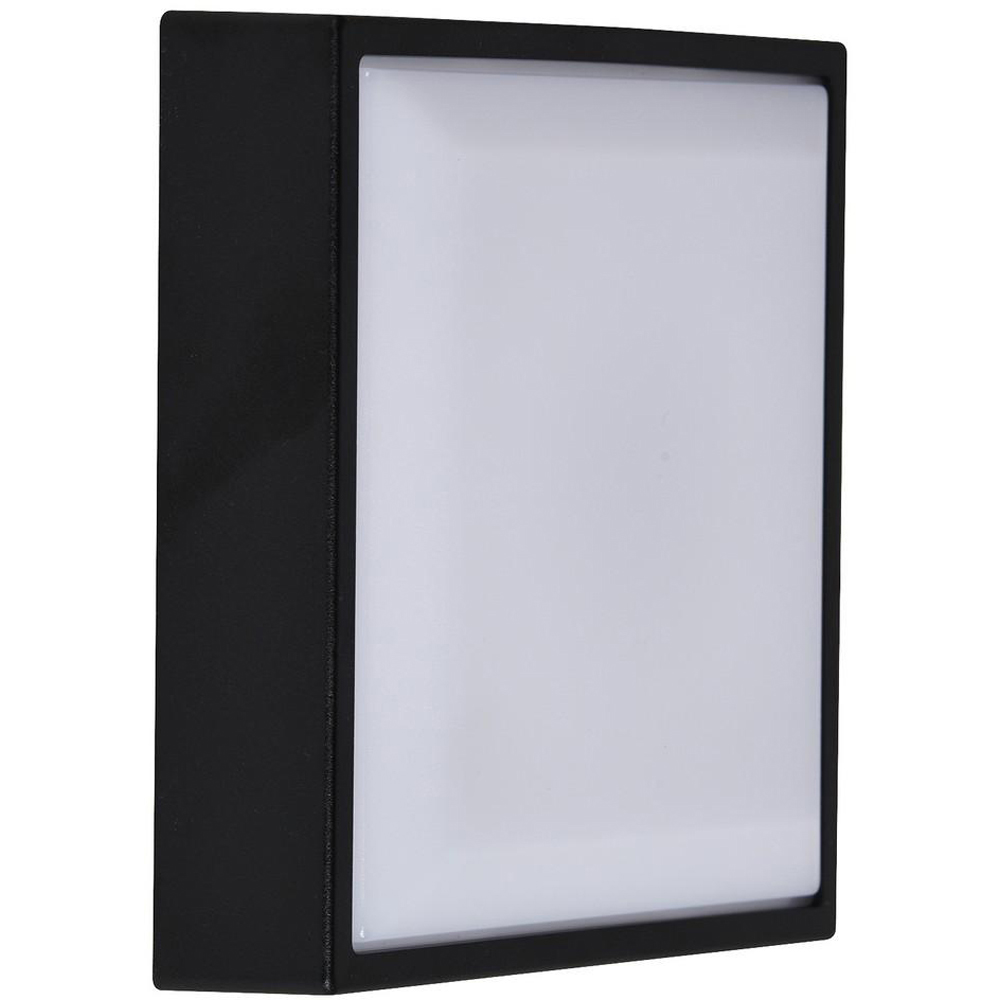 Nordlux Oliver Black Square Outdoor Wall Light with Replaceable Covers Image 1