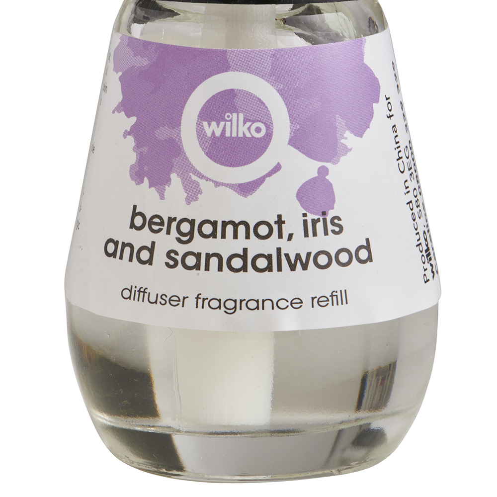 Wilko Bergamot Iris and Sandalwood Diffuser Refill   Image 4