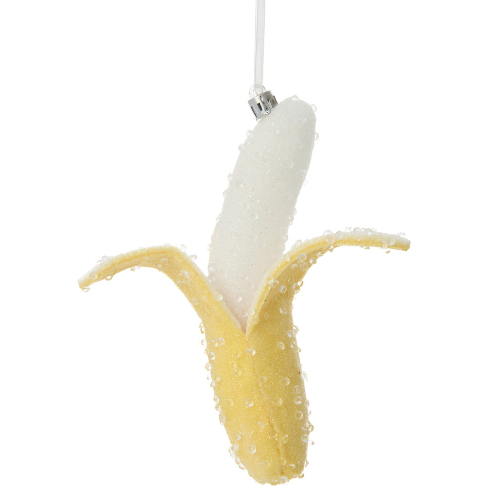 Sparkly Banana Hanging Decoration Image 1