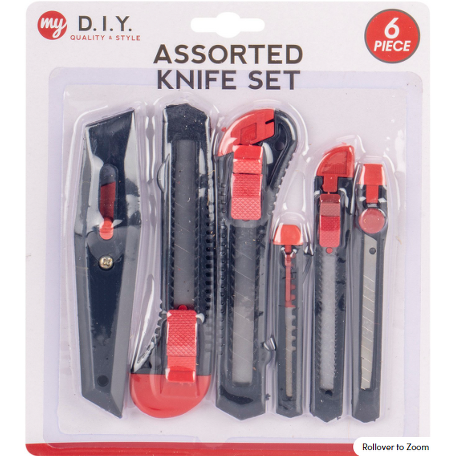 6 Piece Functional Assorted Knife Set Image