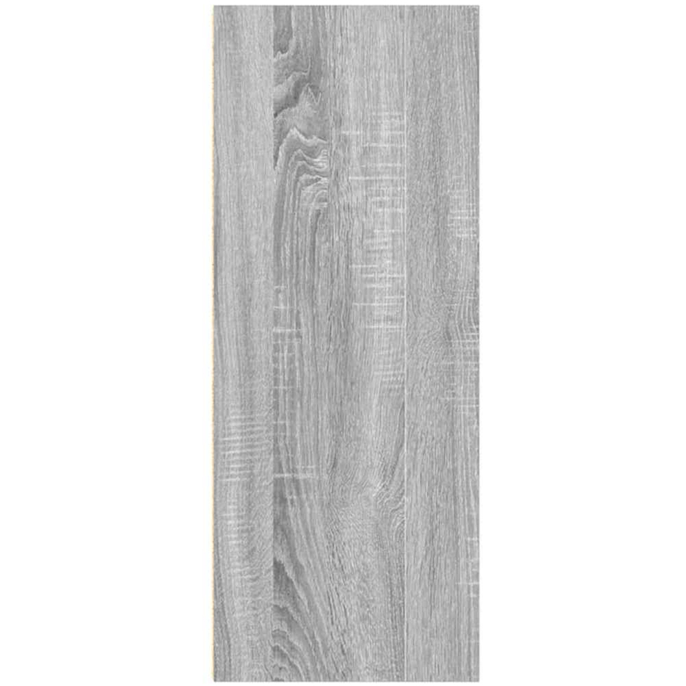 vidaXL 2 Shelf Grey Sonoma Small Bookcase Image 6