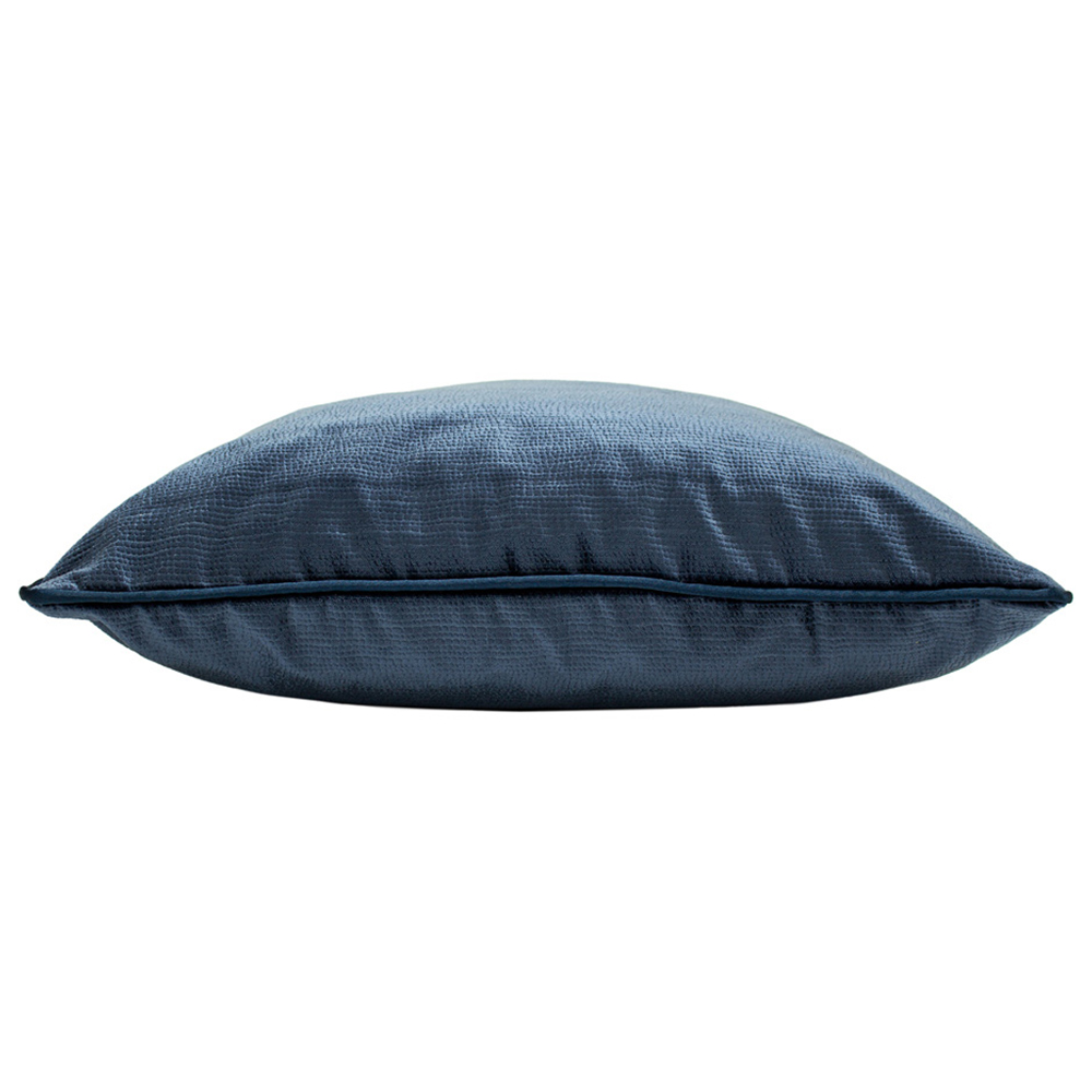Paoletti Stella Navy Textured Cushion Image 3