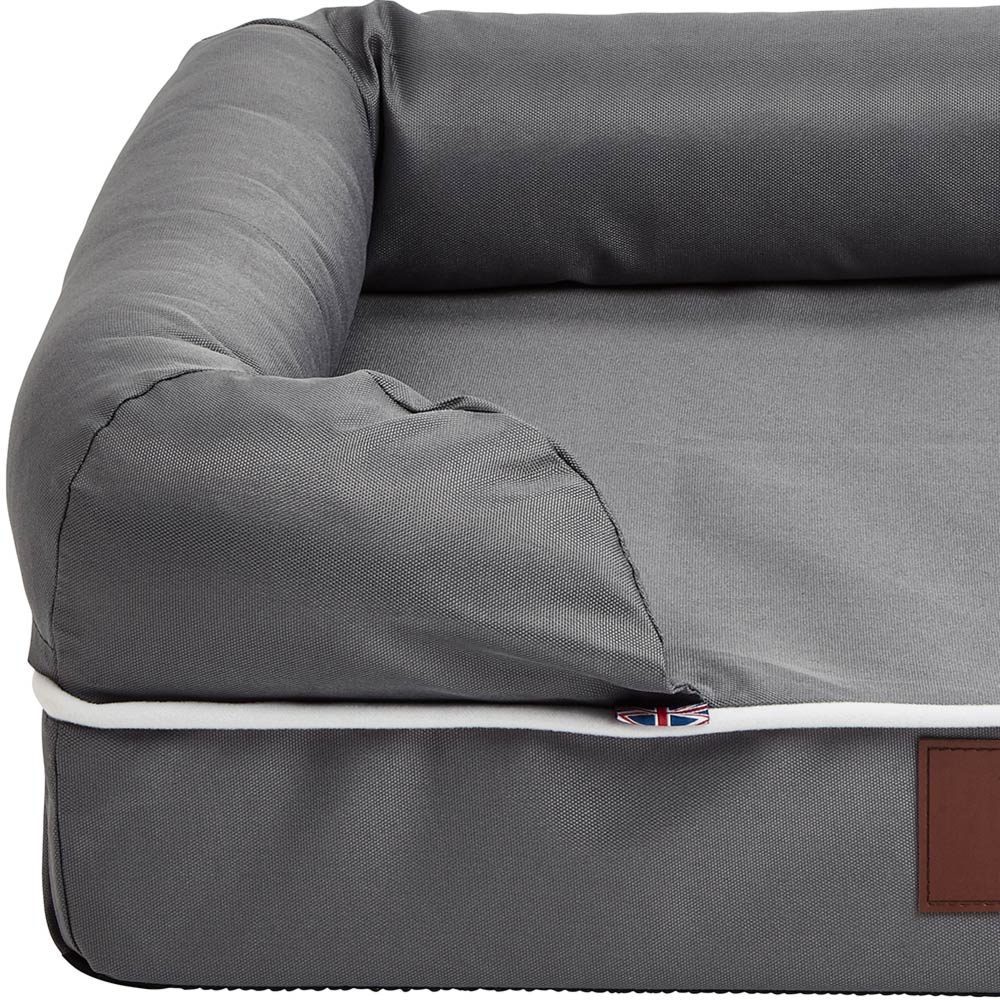 Bunty Small Grey Cosy Couch Pet Mattress Bed Image 2