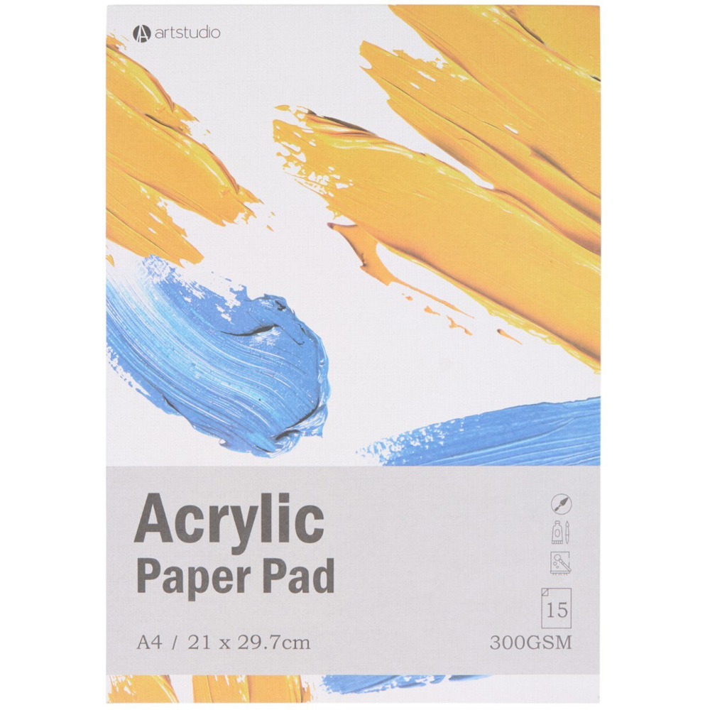 Acrylic Paper Pad A4 Image 1