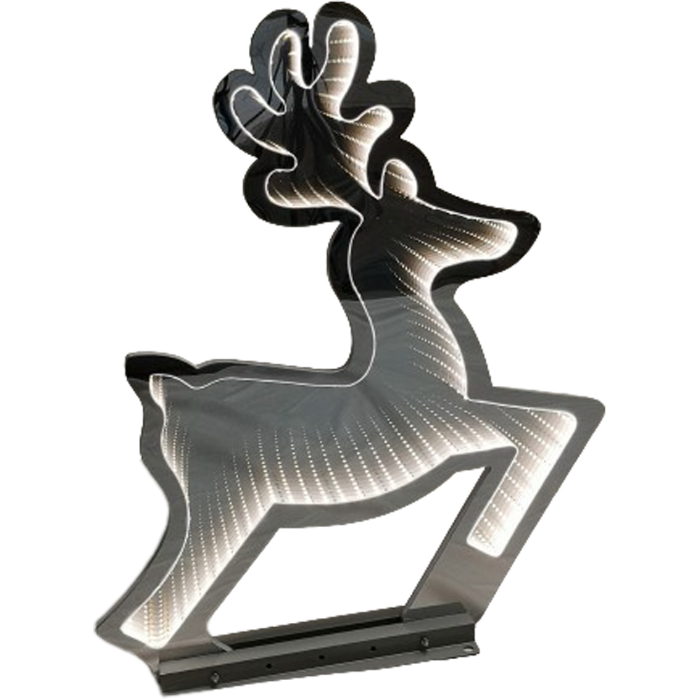Samuel Alexander Infinity Light Up Leaping Reindeer Christmas Decoration 60cm Image 4
