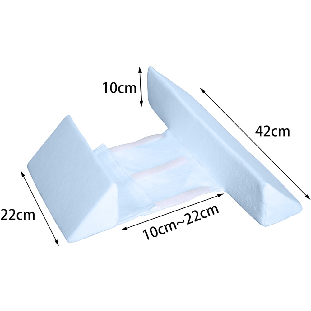 H&O Direct Newborn Anti-Roll Side Sleeper Pillow Wedge Image 6