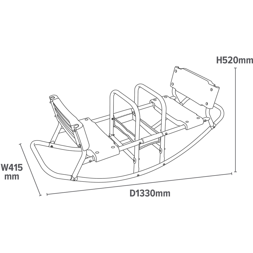 Liberty House Toys Kids Rocking Boat Seesaw Image 6
