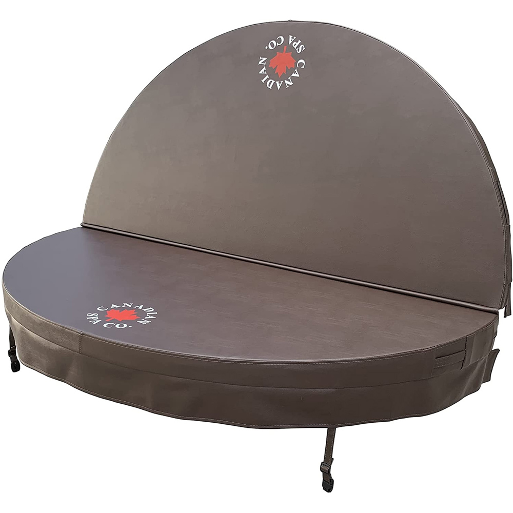 Canadian Spa Company Brown Round Hot Tub Cover 198cm Image 1