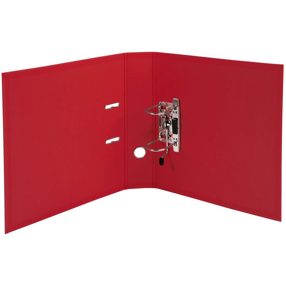 Exacompta PremTouch A4 Burgundy PVC Lever Arch File 10 Pack Image 2