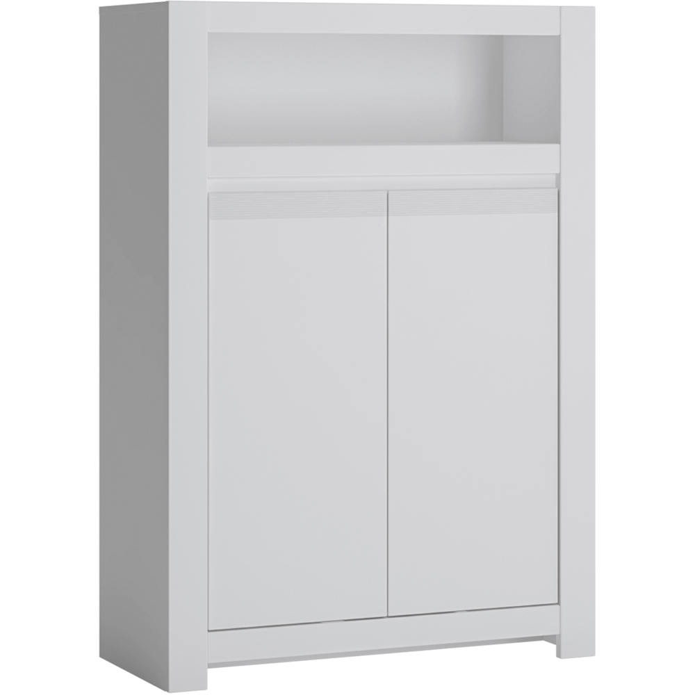 Florence 2 Door Alpine White Cabinet Image 2