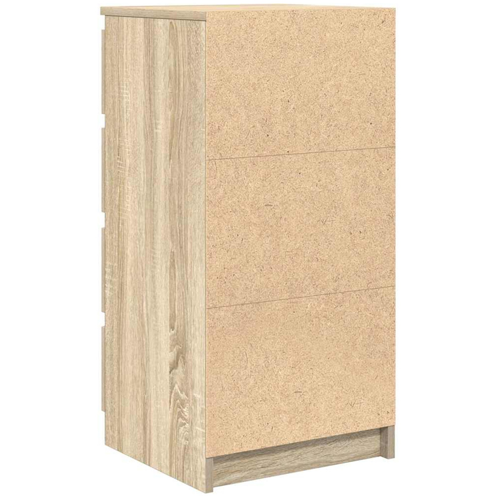 vidaXL 4 Drawer Sonoma Oak Sideboard Image 8