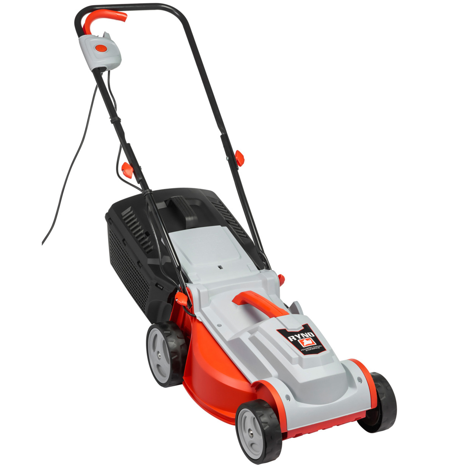 Ryno 1400W Hand Propelled 34cm Wide Electric Mower Image 1